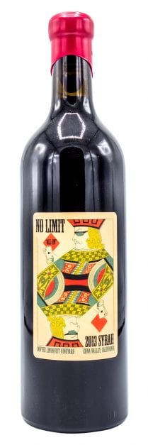 2013 No Limit Wines Syrah Edna Valley All In 750ml